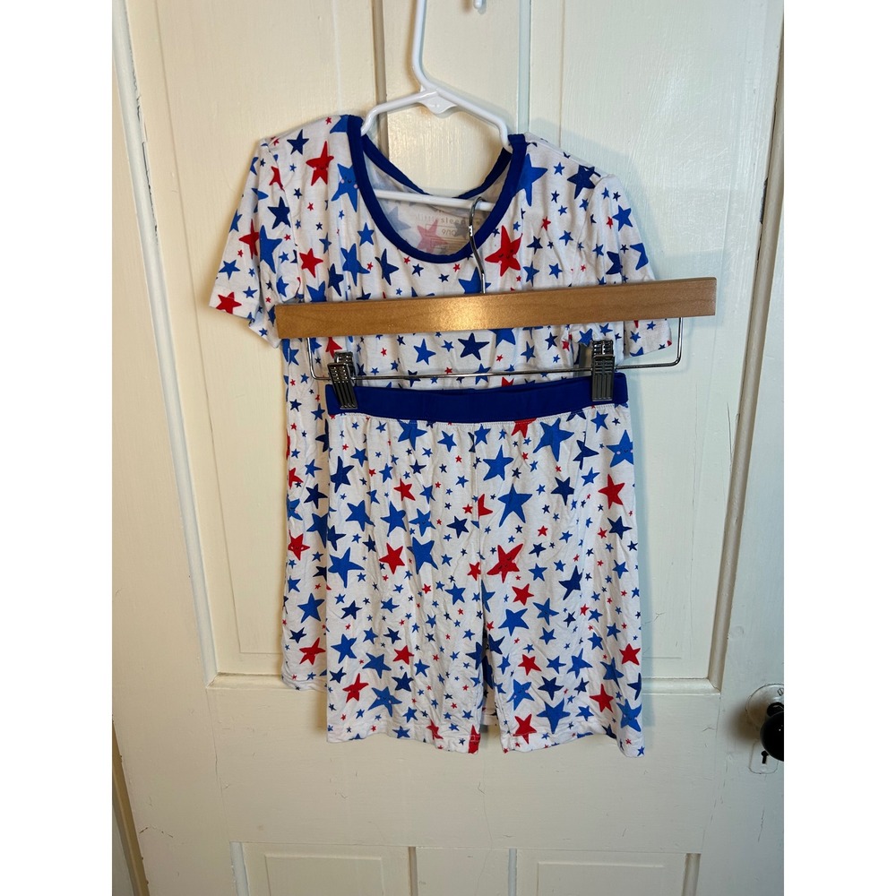 Little Sleepies Kids Bright Stars Bamboo Pajama Set 9/10 two-piece short set